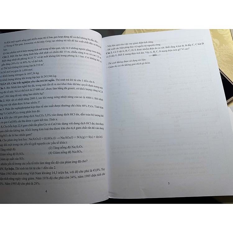 38 Đề Thi Học Sinh Giỏi Khoa Học Tự Nhiên 8 - Ảnh 5