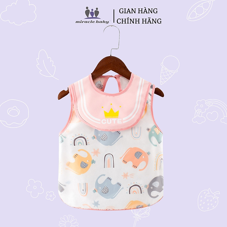 Mua Yếm Ăn MiracleBaby Silicon Chống Bám Bẩn Chính hãng Giá rẻ - Hình ảnh 3