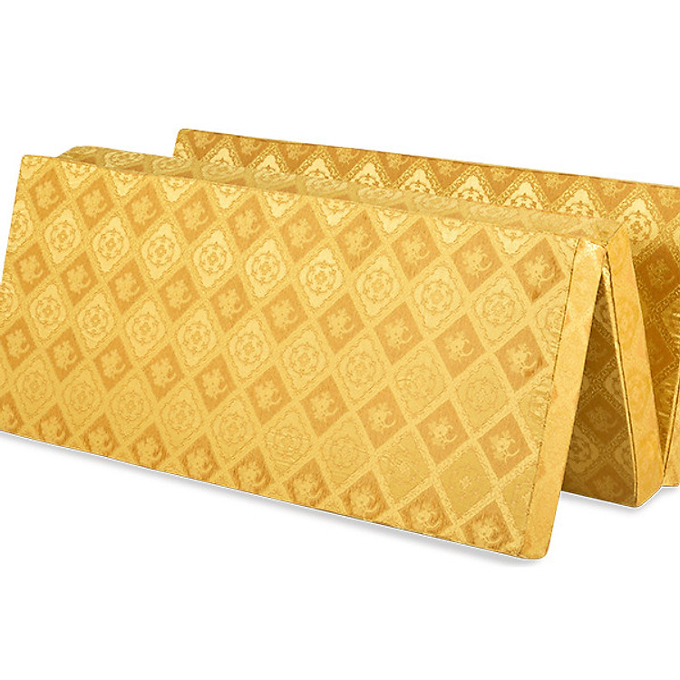 NỆM BÔNG ÉP – NỆM GẤP 3 VẢI GẤM (1m6 x 2m x 9cm)