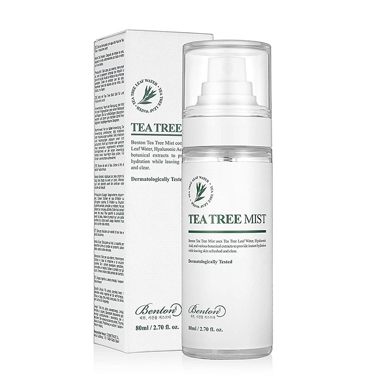 Xịt khoáng dưỡng da ngăn ngừa mụn, giảm kích ứng Benton Teatree Mist 80ml