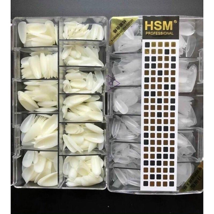 Móng úp form bầu, nhọn ngắn nhám sẵn