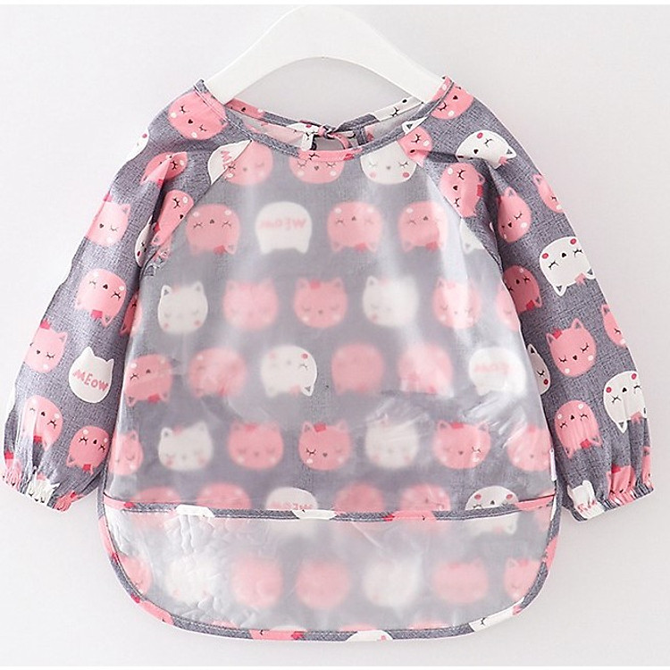 Mua Áo yếm dài tay chống thấm cho bé Chính hãng Ưu đãi - Hình ảnh 2