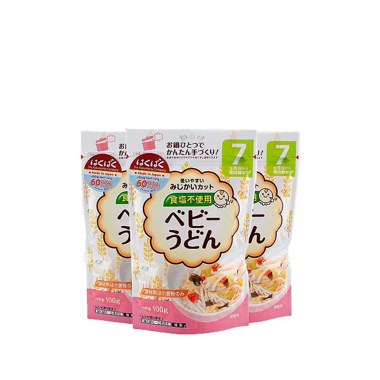 Mua tại Tiki: Nơi Combo 3 Mì ăn dặm Hakubaku Chính hãng, giá tốt
