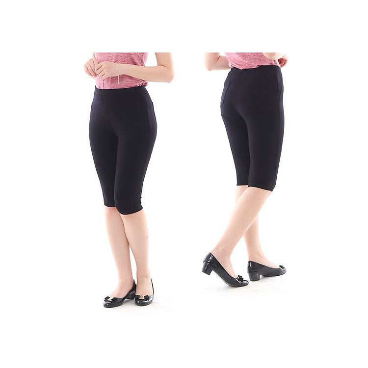 Quần Legging Lửng Tản Nhiệt 4 Túi cao cấp, có bigsize 70kg