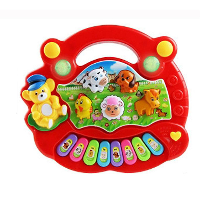 Đàn Piano Đồ Chơi Hình Động Vật Cho Bé