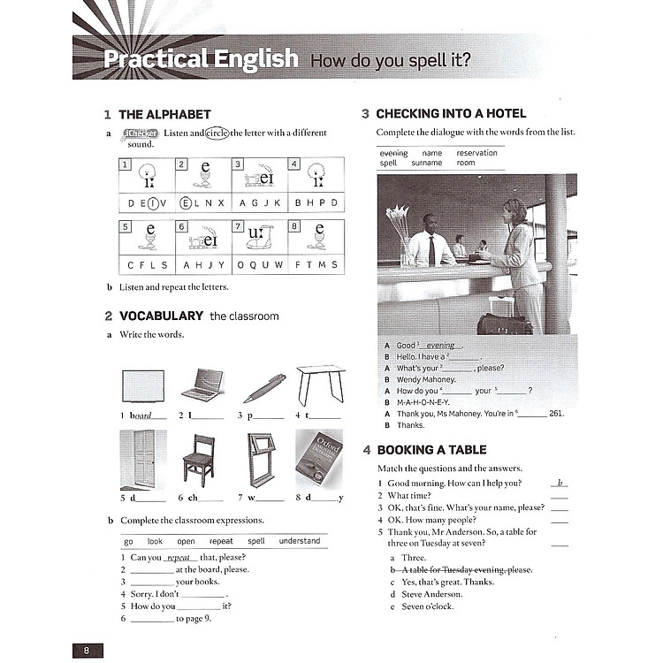 English File: Beginner: Workbook Without Key - 3rd Edition - Ảnh 3
