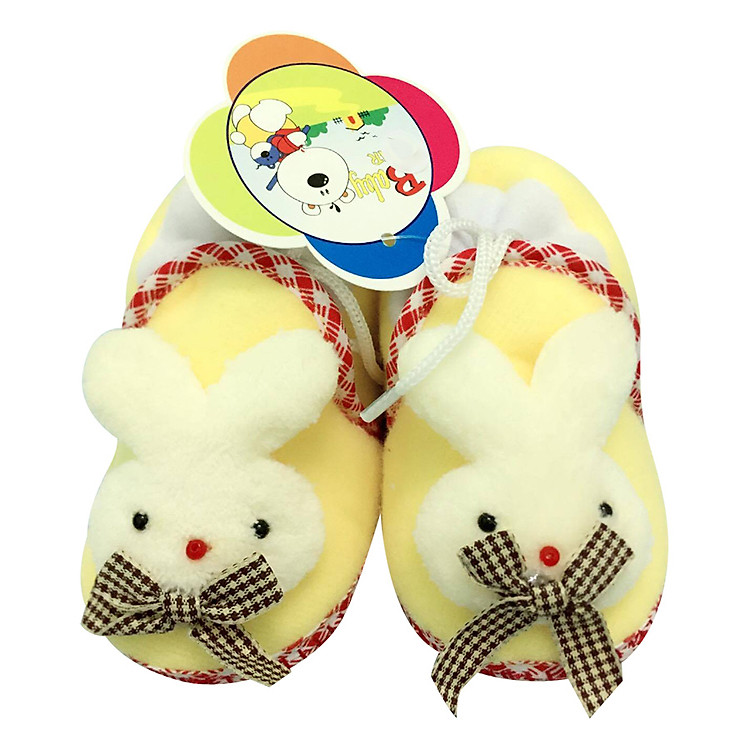 Giày Sơ Sinh Baby Rainbow Bảo Thịnh - Vàng (11cm)