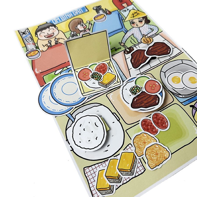 Bộ Tranh Tương Tác Cô Tiên Xanh Chính hãng Ưu đãi - Hình ảnh 2