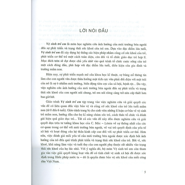 Giáo Trình Vệ Sinh Trẻ Em - Ảnh 4