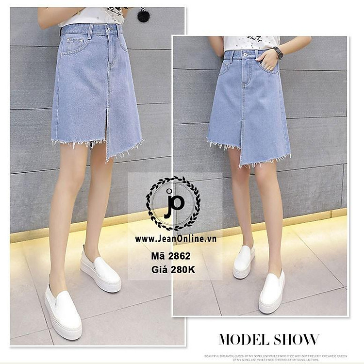BIGSIZE - Chân váy jean