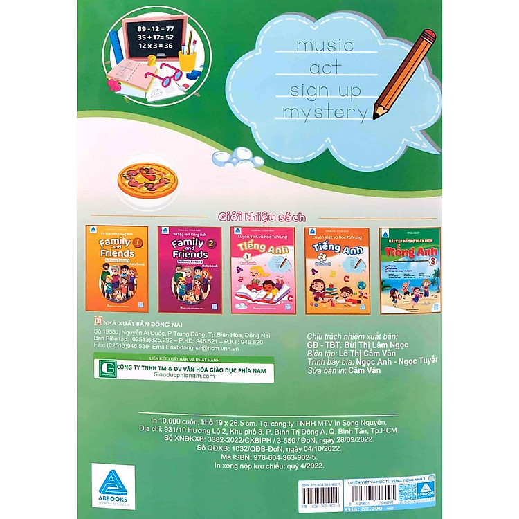 Luyện Viết Và Học Từ Vựng - Tiếng Anh 3 - Ảnh 6