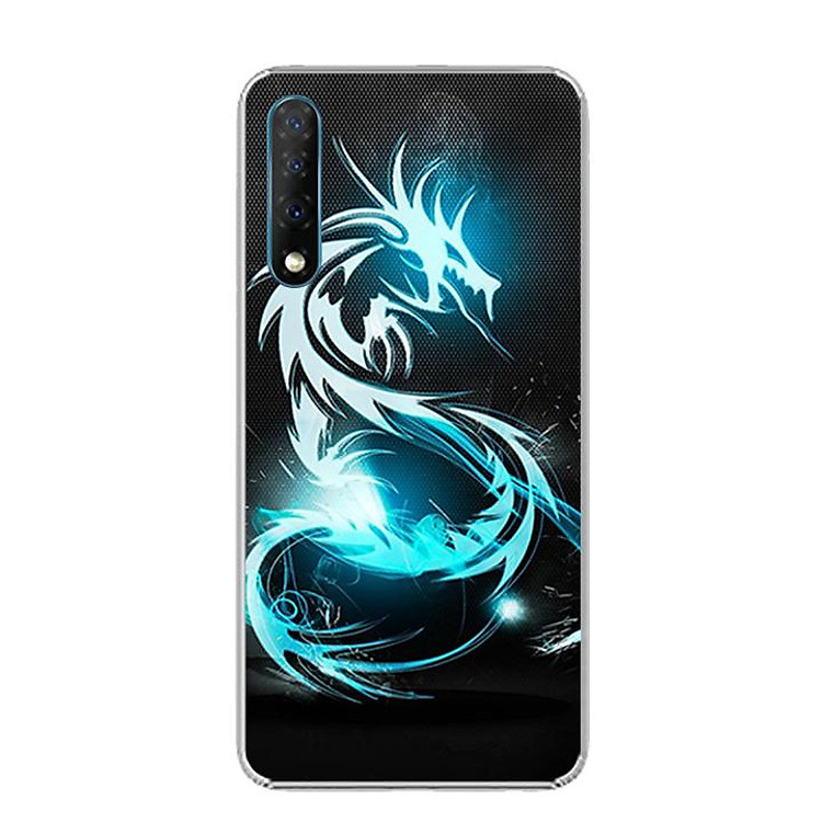 Ốp lưng điện thoại Vsmart Live - 0245 DRAGON01 - Silicon dẻo - Hàng Chính Hãng