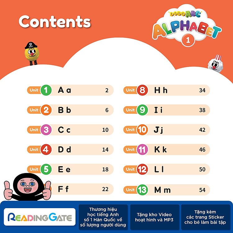 DODO ABC WORKBOOK - ALPHABET SET READING GATE Cho Bé Từ 5 Đến 8 Tuổi - Ảnh 4