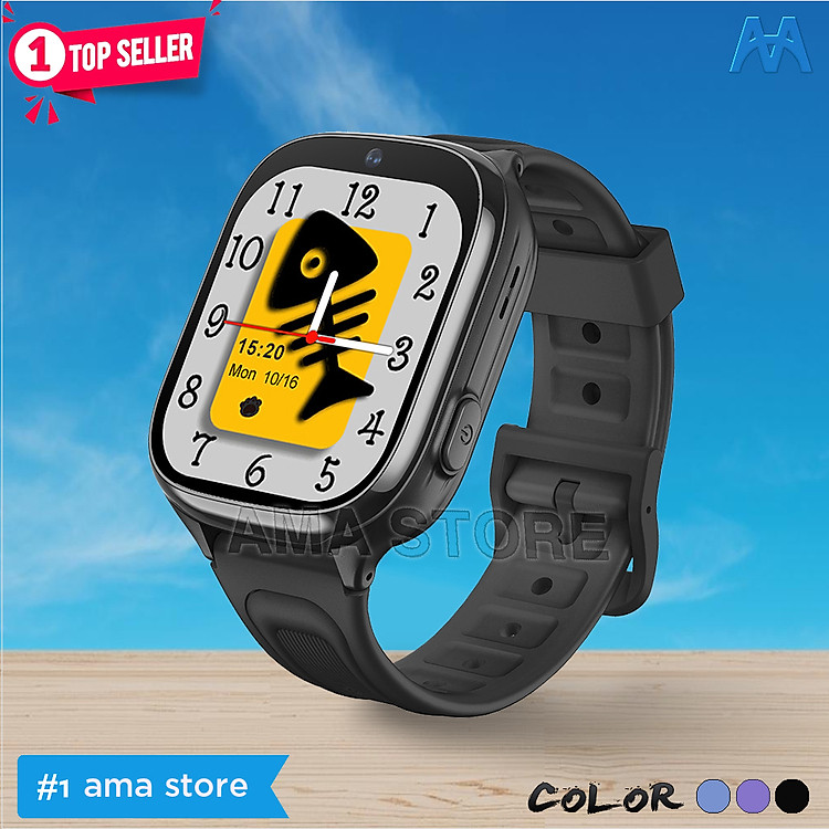 Đồng hồ Thông minh Trẻ em Gọi Video Chống nước Định vị Wifi Model AMA Watch D56 Hàng chính hãng