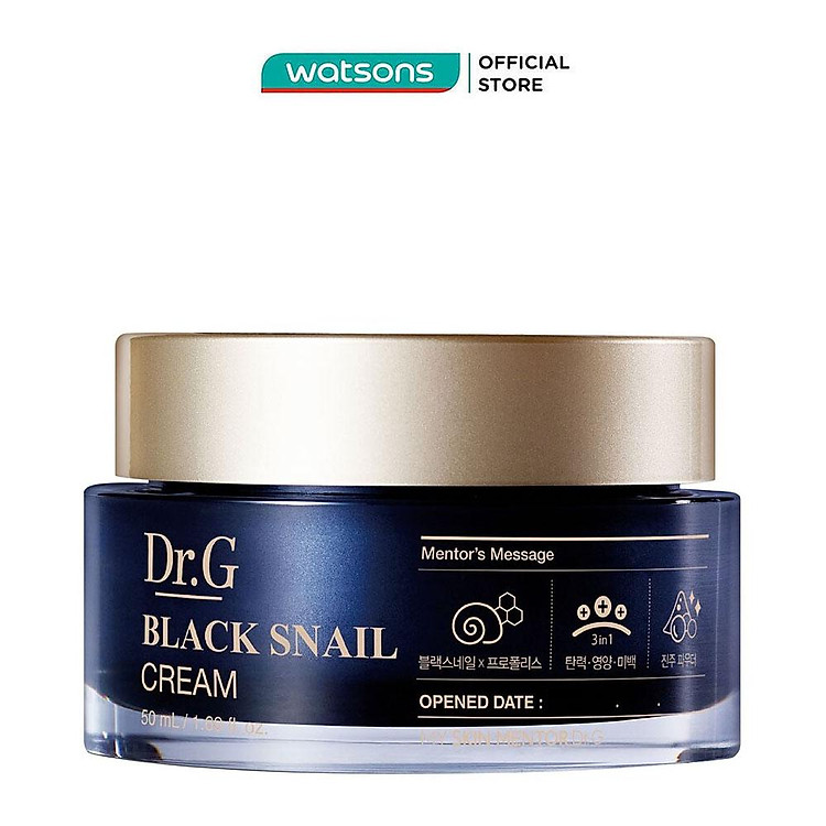 Kem Dưỡng Dr.G Săn Chắc Da Ngừa Lão Hóa Black Snail Cream 50ml