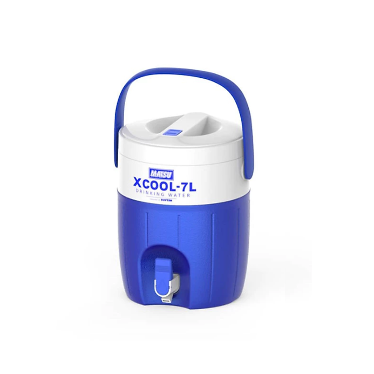 Bình Đá Xcool 7 DUY TÂN nhựa PP, giữ lạnh đến 24 giờ, có quai xách, vòi lấy nước