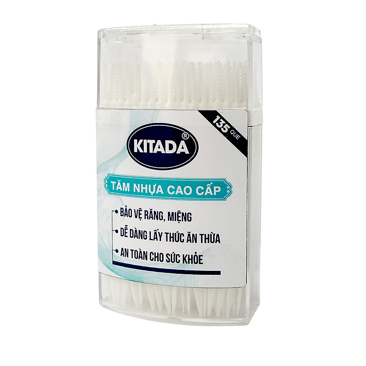 Tăm nhựa KITADA hộp 135 que