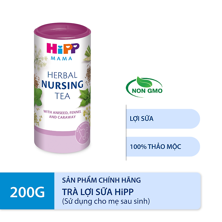 Mua Trà cốm lợi sữa HiPP 200g Uy tín Giá rẻ - Hình ảnh 2