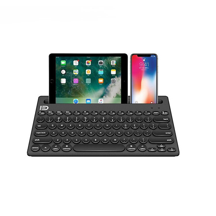 Bàn Phím Bluetooth Forter ik3381 dành cho Điện thoại, Máy tính bảng, Laptop, PC - Hàng Chính Hãng