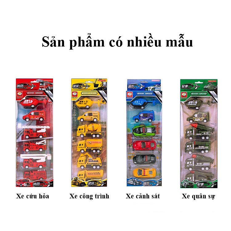 Mua Bộ 6 Xe Đồ Chơi Mô Hình Chính hãng Giá tốt - Hình ảnh 5