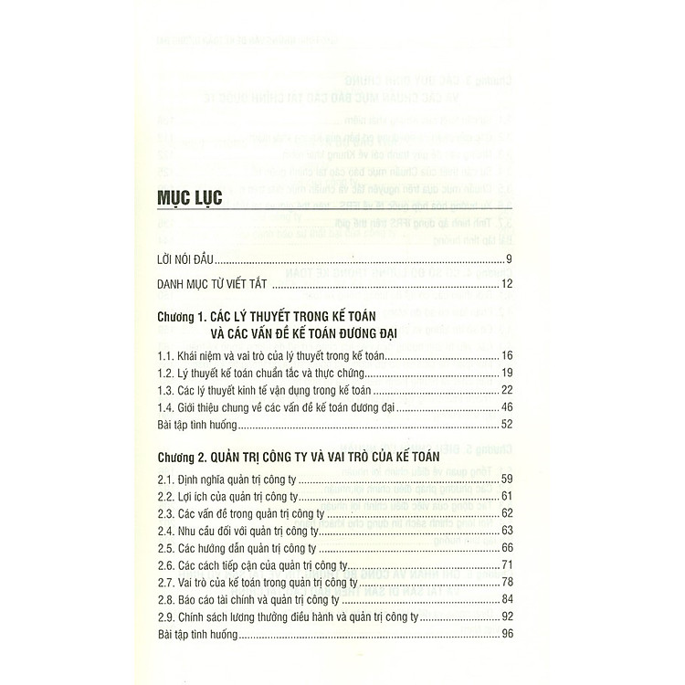 Giáo Trình Những Vấn Đề Kế Toán Đương Đại - Ảnh 2