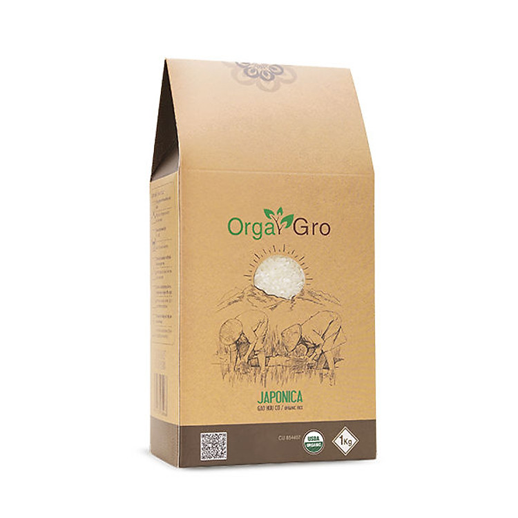 Gạo Orgagro Japonica (1kg)