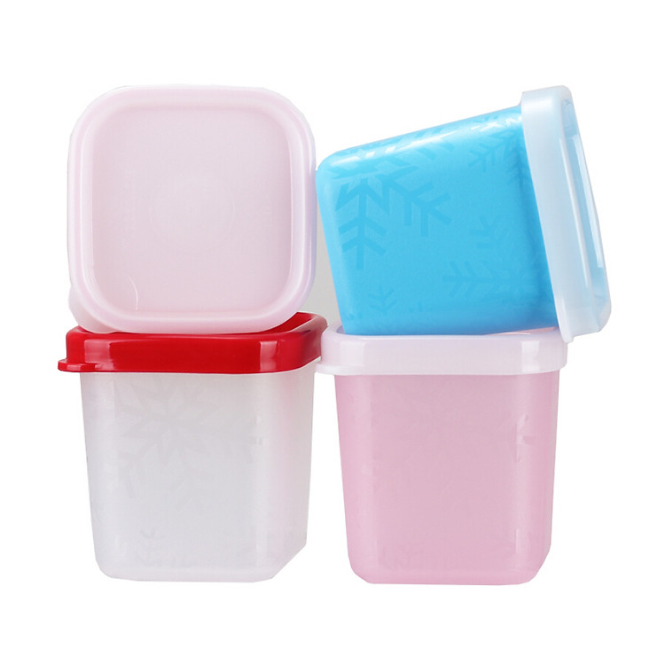 Hộp Mini Để Tủ Lạnh (80ml*4) - Màu Ngẫu Nhiên