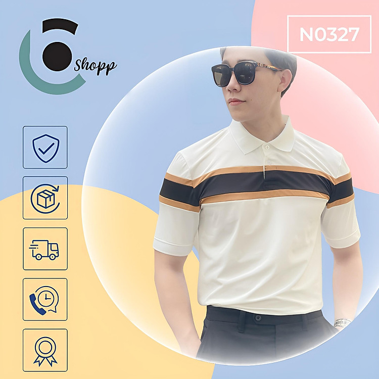 Áo thun nam polo có cổ sang xịn mịn (N0327) cao cấp