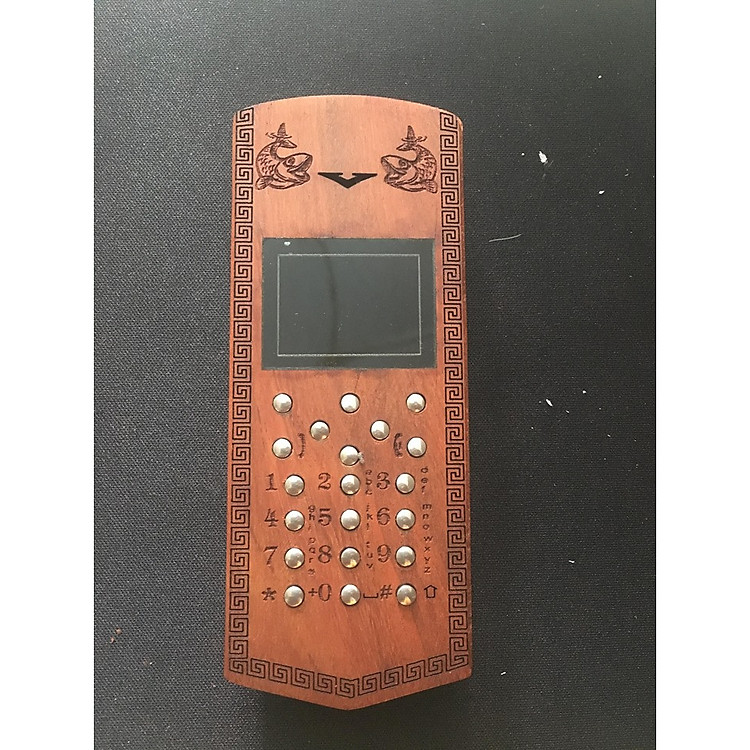 Vỏ gỗ cho điện thoại Nokia 110i mẫu con cá