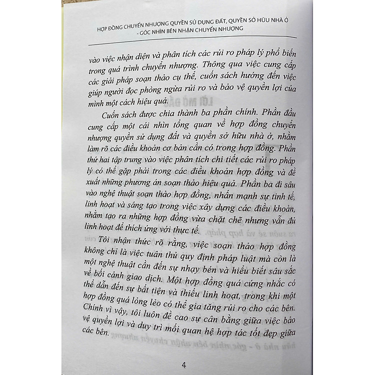Soạn Thảo Hợp Đồng Hiệu Quả - Tuyển Tập Hợp Đồng Chuyển Nhượng Quyền Sử Dụng Đất, Quyền Sở Hữu Nhà Ở - Ảnh 3