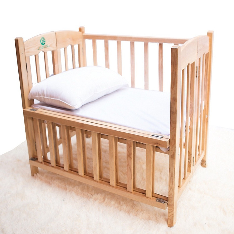 Cũi giường gỗ Sồi GoldCat - Kích thước 80x120 (MSP: C61B)