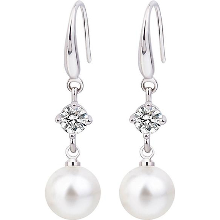 Bông tai móc câu mix hạt ngọc trai