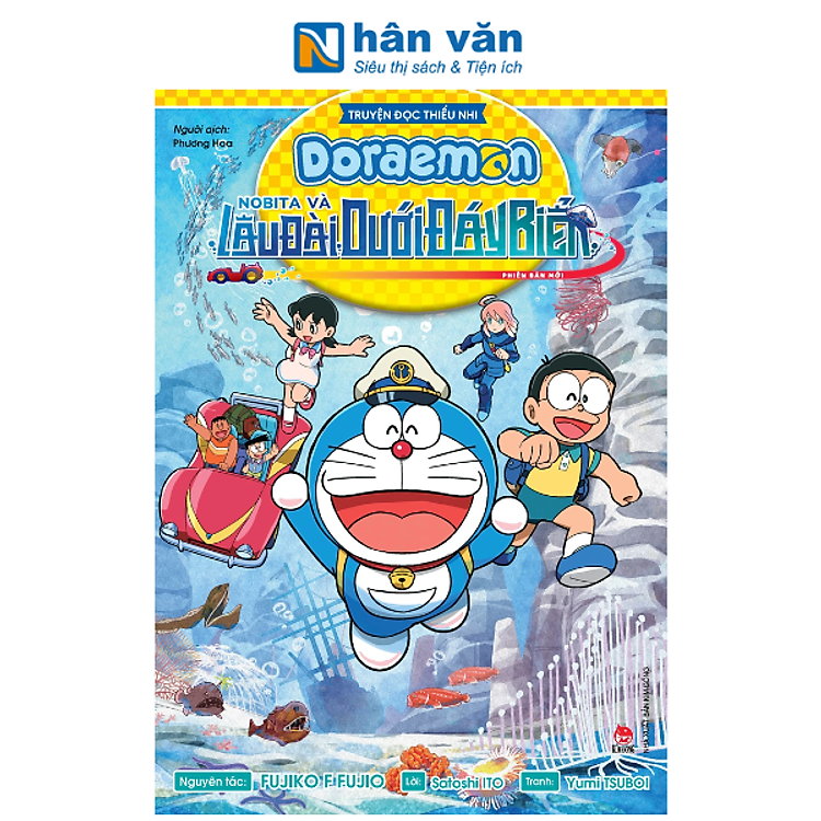 Truyện Đọc Thiếu Nhi - Doraemon - Nobita Và Lâu Đài Dưới Đáy Biển - Phiên Bản Mới - Fujiko F Fujio, Satoshi Ito, Yumi Tsuboi