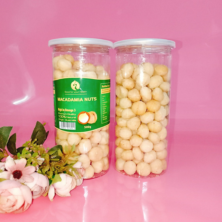 Hạt mắc ca tách vỏ nhập khẩu Úc Hũ 500g ( Fonut)