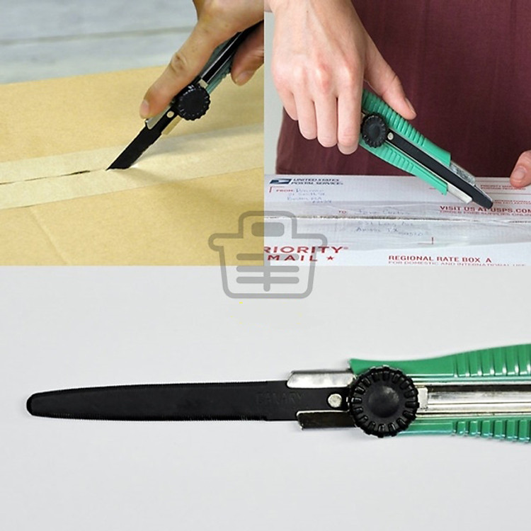 dao rọc thùng carton, giấy loại đầu tròn cao cấp CANARY phổ biến