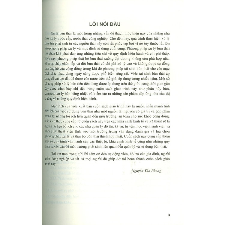 Giáo Trình Kỹ Thuật Xử Lý Bùn - Ảnh 3