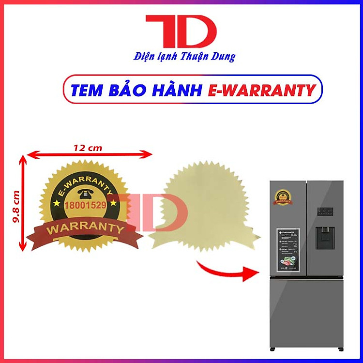 Tem trang trí máy lạnh, máy giặt, tủ lạnh nội địa Nhật
