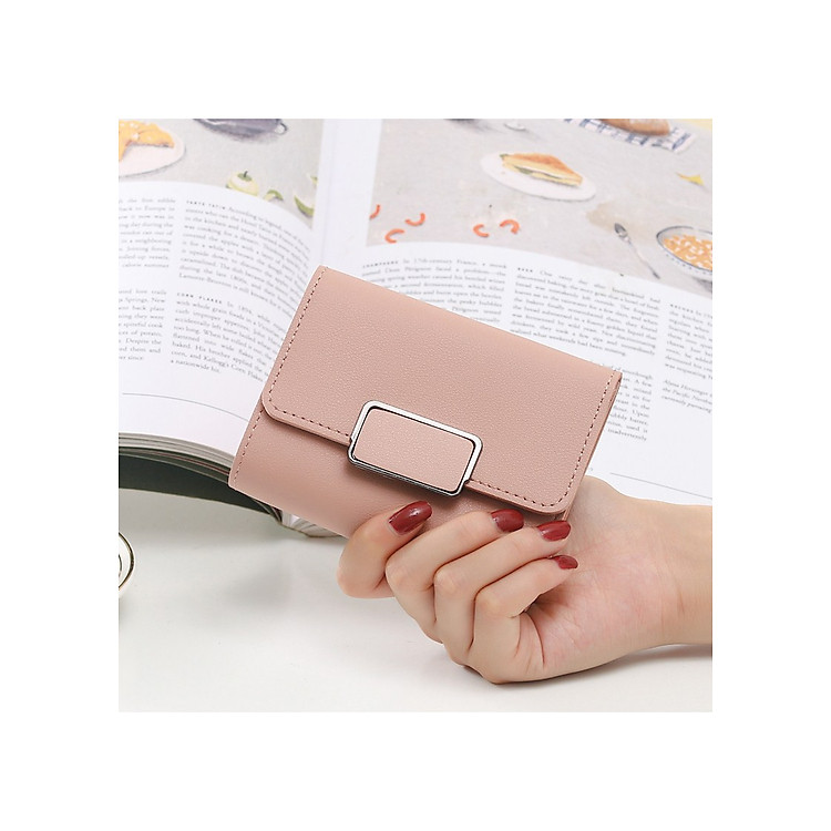 Ví Bóp Nữ Kore1 Nhiều Ngăn Siêu Tiện Dụng Kiểu Dáng Hàn Quốc, Chất da PU tốt - nhiều màu chọn lựa