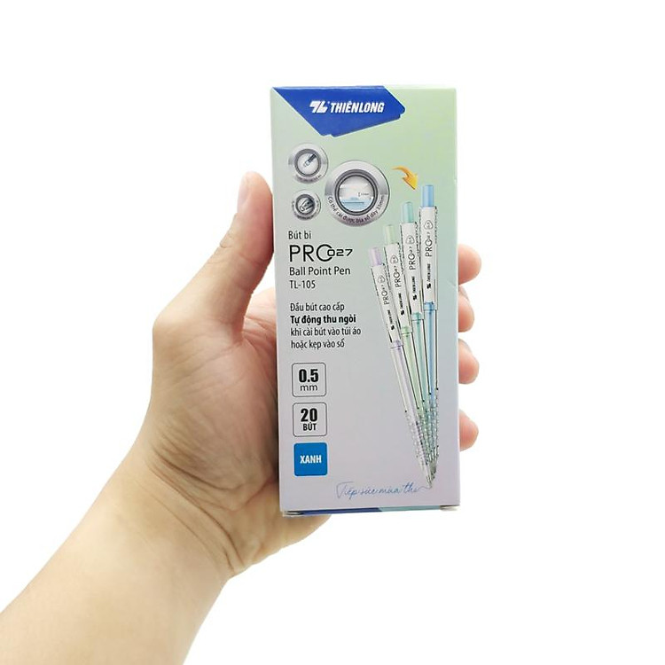 Bút Bi Pro 027 (0.5 mm, 20 chiếc) - Ảnh 2