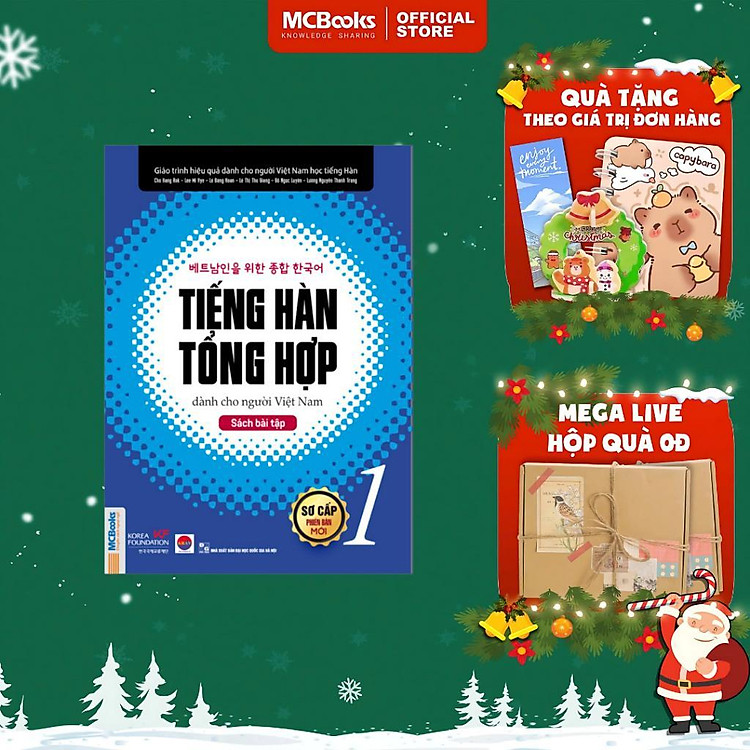 Tiếng Hàn Tổng Hợp Dành Cho Người Việt Nam – Sách Bài Tập Sơ Cấp 1