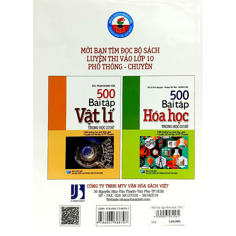 500 Bài Tập Hóa Học Trung Học Cơ Sở - Ảnh 2