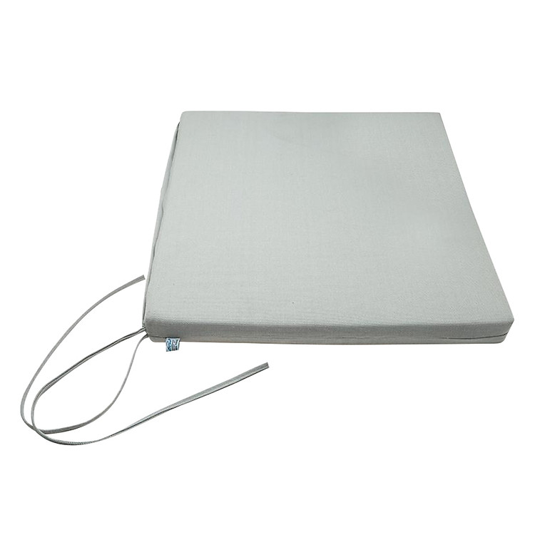 Nệm Ngồi 40035 Taro Canvas Square Seat Pad (40 x 40 x 3.5 cm) - Xám Môn