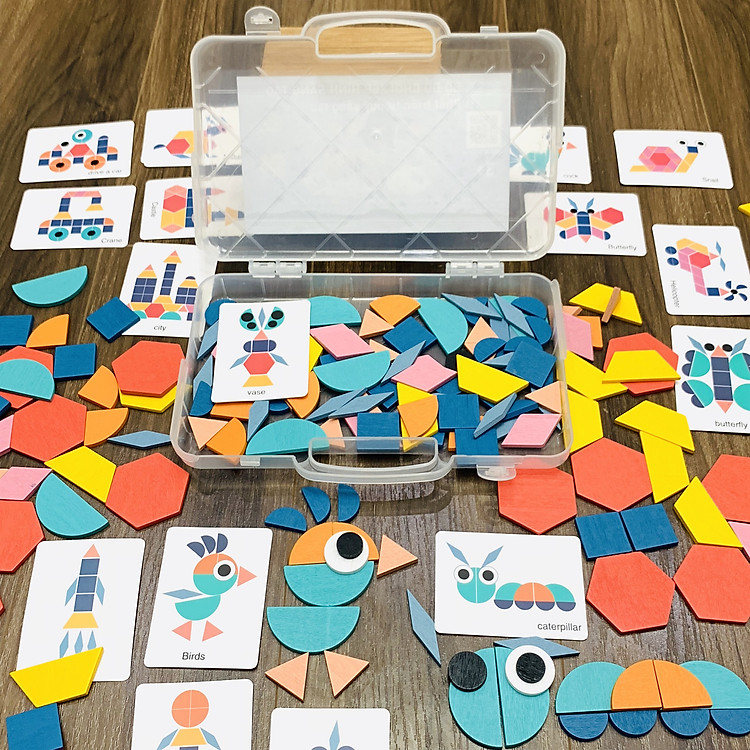 Đồ Chơi Xếp Hình Gỗ 180 Miếng Chính hãng Giá rẻ - Hình ảnh 4