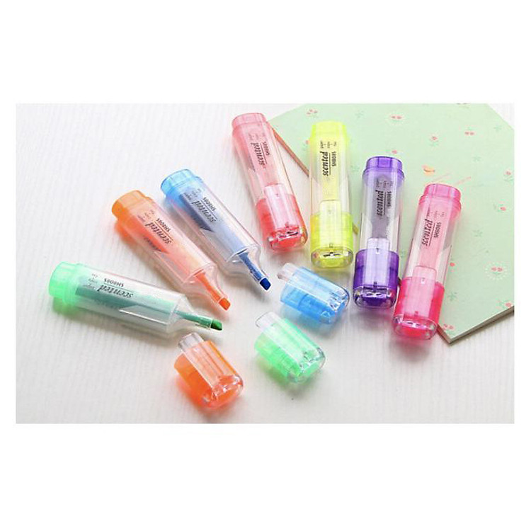 Bộ 7 bút dạ quang, bút Highlight, bút ghi nhớ sắc màu cho học sinh, sinh viên