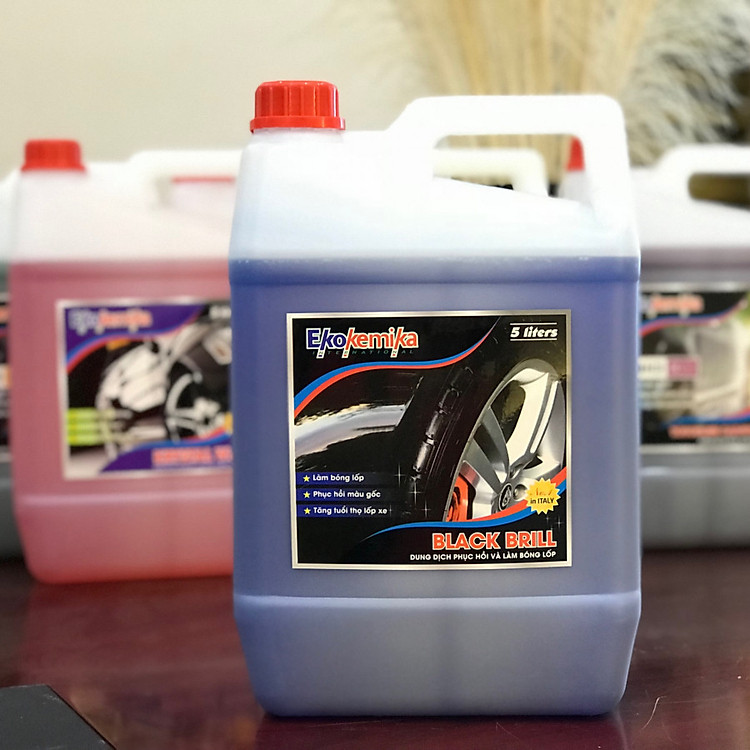 Dung Dịch Dưỡng Và Làm Bóng Lốp Ekokemika Blackbrill (5L) - Hàng Chính Hãng