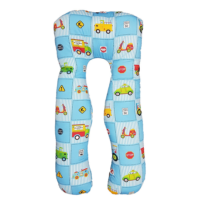 Gối Ôm Chữ U Cho Bà Bầu- THIVI - Kích Cỡ 140x75cm, Giúp Mẹ Bầu Ngủ Ngon, Đỡ Bị Đau Lưng, Chuột Rút