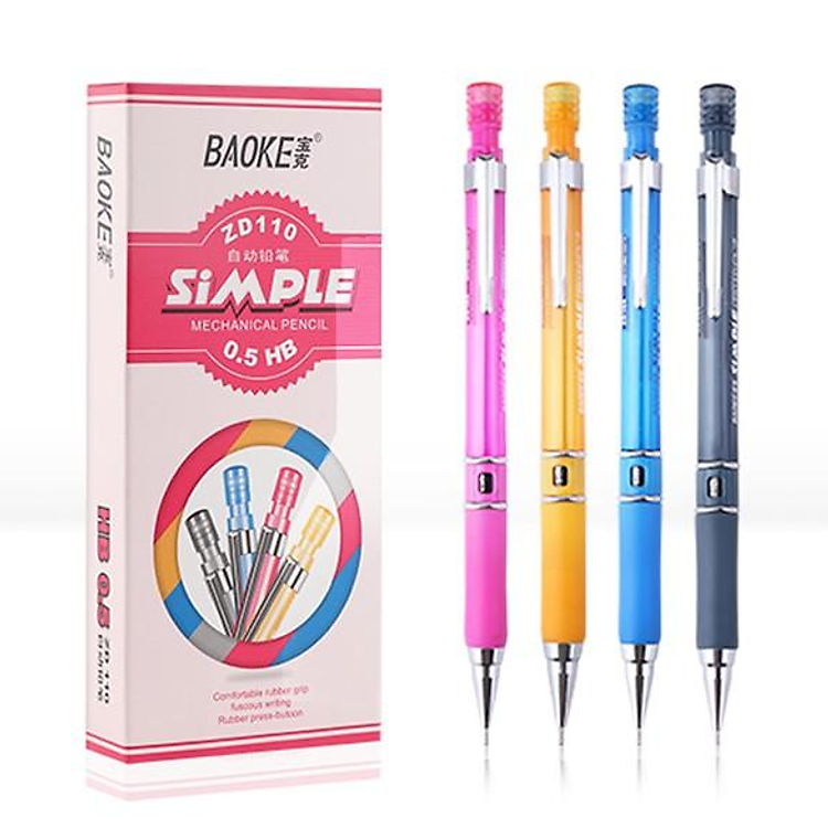 Bút Chì Bấm Sắc Màu (12 chiếc)