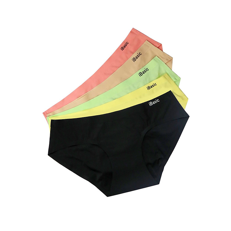 Combo 5 Chiếc Quần Lót Nữ Không Đường May Thời Trang iBasic V188, Mềm Mịn, Thoáng Mát - Hàng Chính Hãng