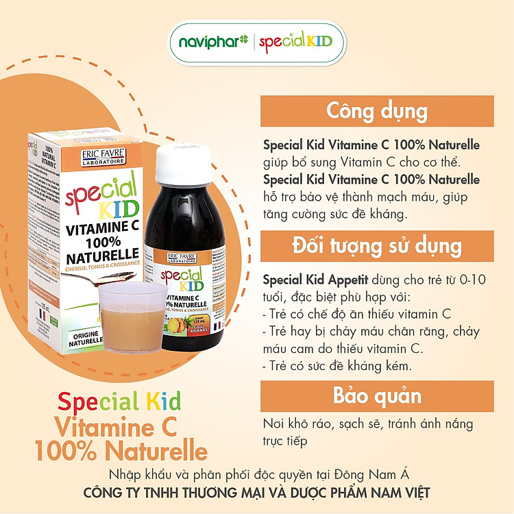 Nơi mua Siro bổ sung Vitamin C Special Kid 125ml Uy tín Tiết kiệm - Hình ảnh 5