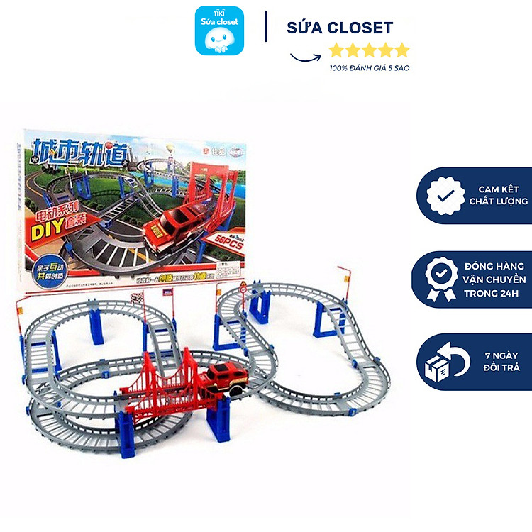 Bộ đồ chơi đường đua ô tô 56 chi tiết Chính hãng Giá tốt